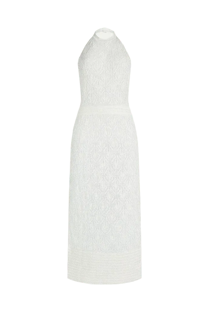 QYBLI linen crochet dress