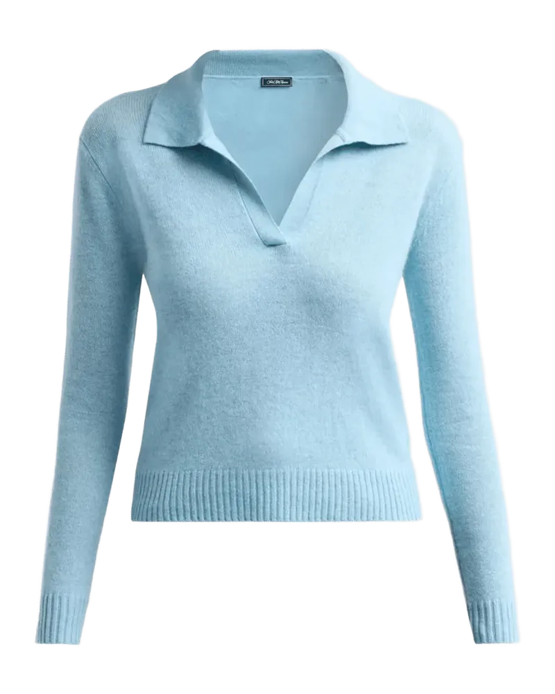 Basic Cashmere Polo Sweater