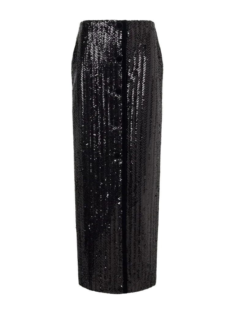 All About You Malaya sequin-embellished midi skirt