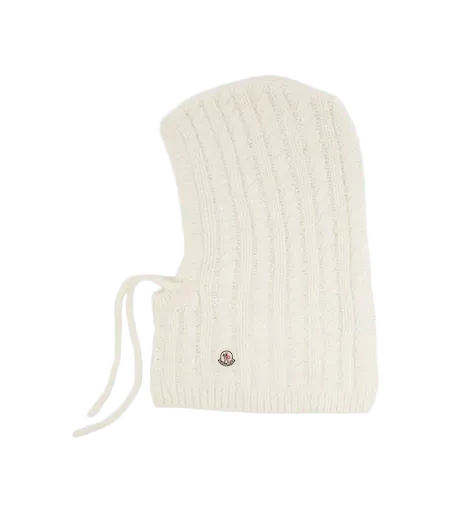 Cable-knit alpaca and wool-blend balaclava