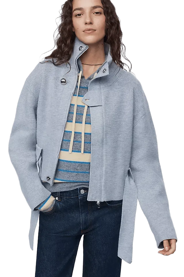 Whiteroom + Cactus Cotton Blend Funnel Neck Sweater