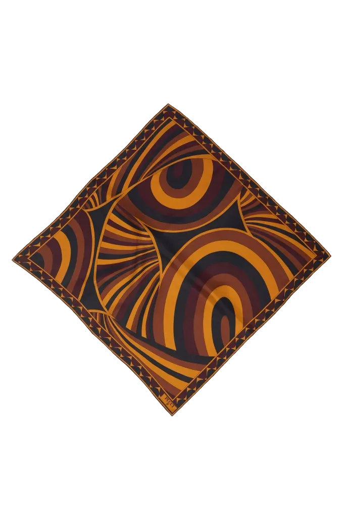 Iride Print Silk Scarf