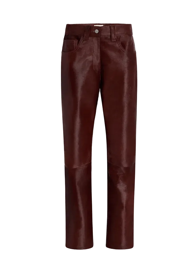 Callum Pant in Bordeaux Haircalf