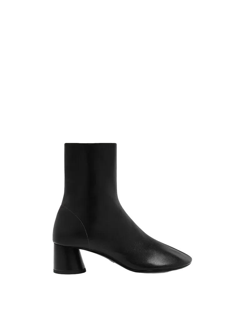Glove Ankle Boots in Nappa Leather - Black