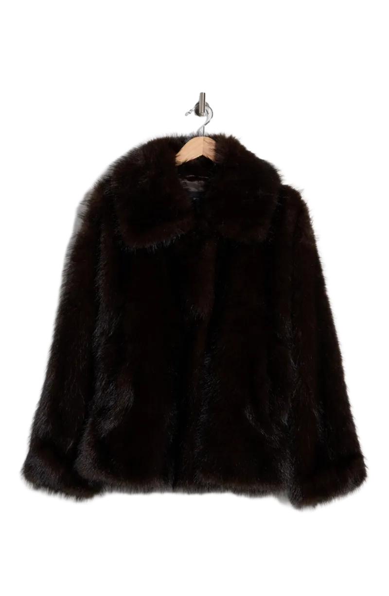 Tipped Faux Fur Jacket