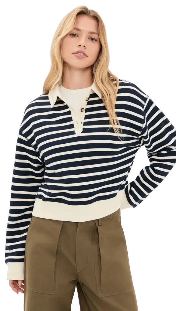 Vintage Terry Striped Polo