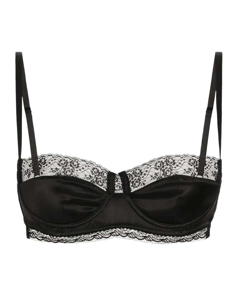 Lace-Trim Balconette Bra