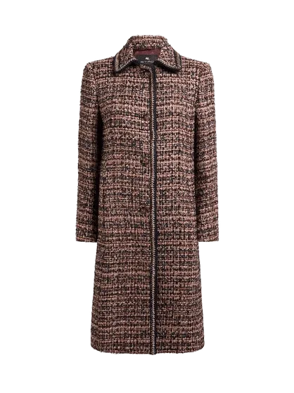 MULTICOLOURED TWEED COAT