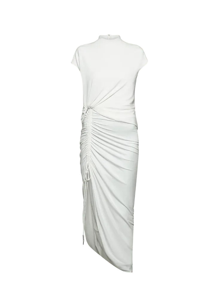 Et Ochs Townes Draped High-Low Midi Dress