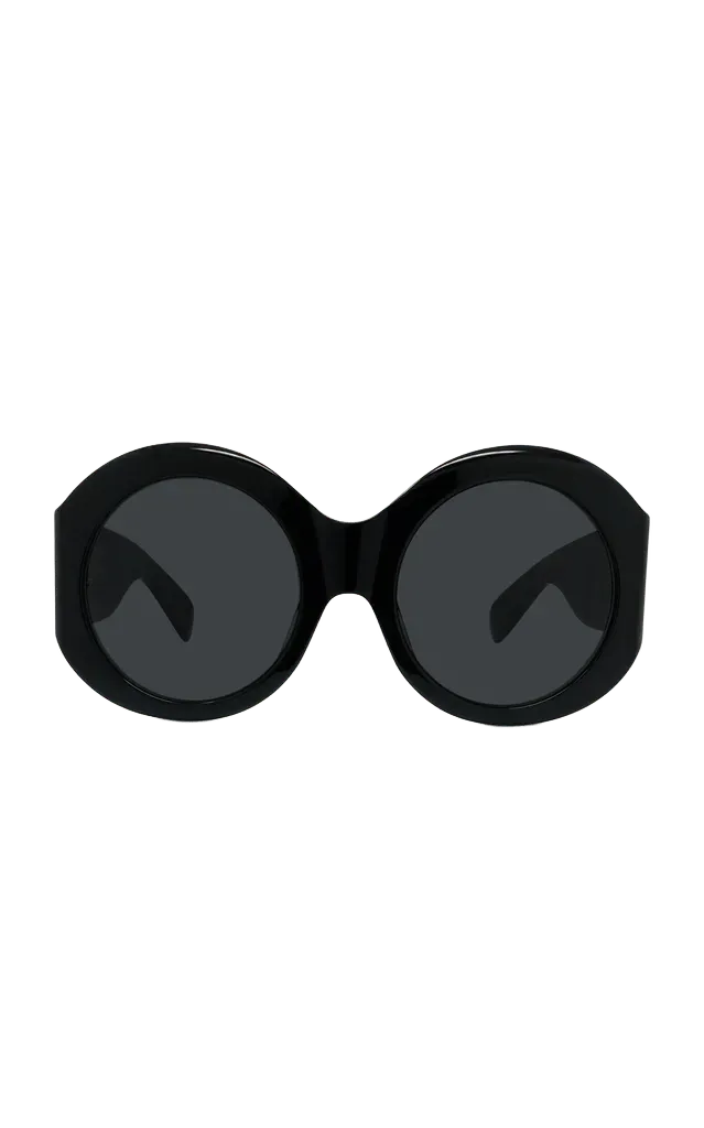 Cocoon Round-Frame Acetate Sunglasses