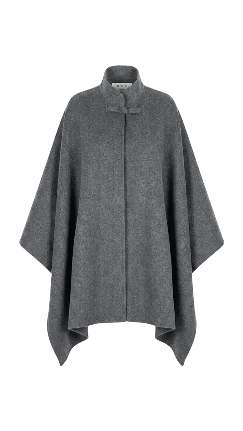 Double-Faced Pankou Closure Poncho
