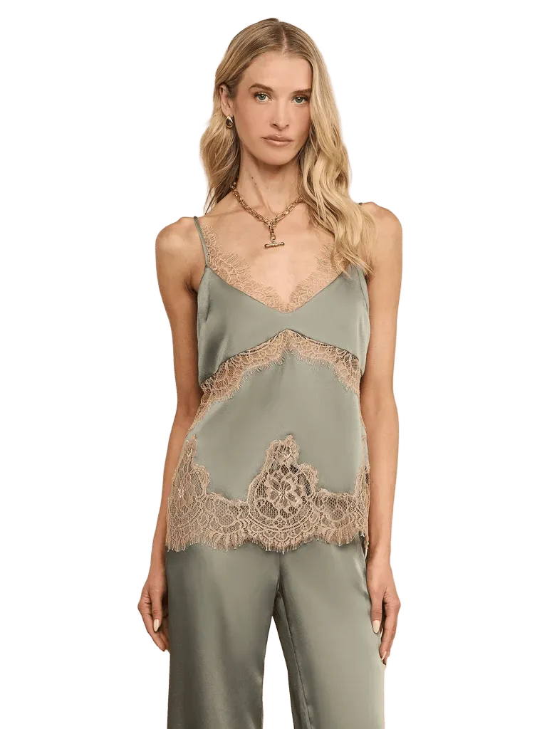 Mitsu Silk Lace Camisole