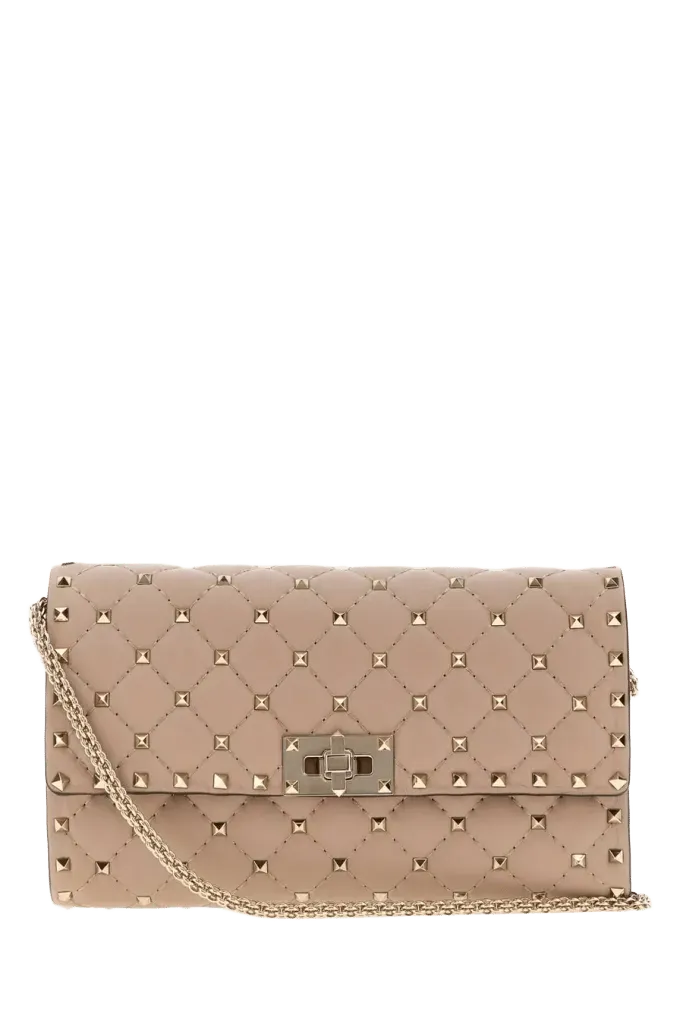 Valentino Garavani Rockstud Shoulder Bag — Pink