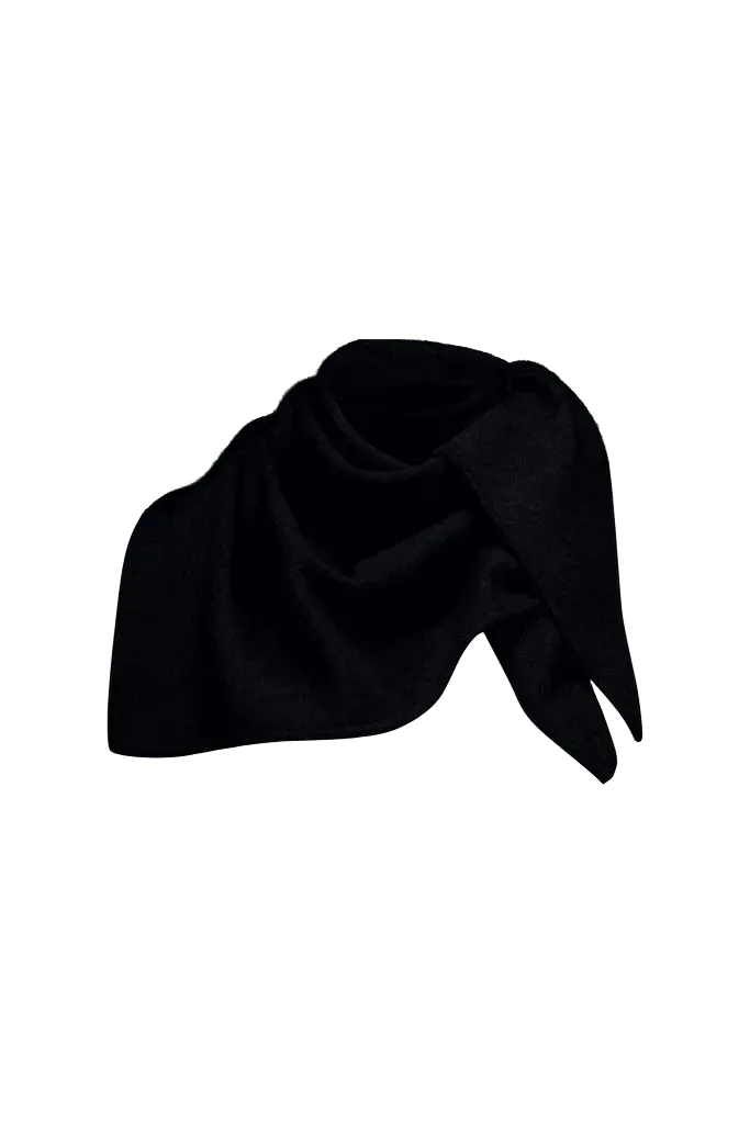 Cashmere Schal in Schwarz
