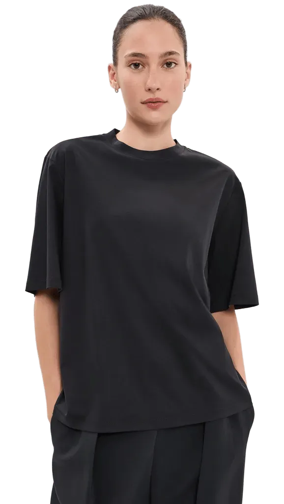Oversized Cotton Silk T-Shirt
