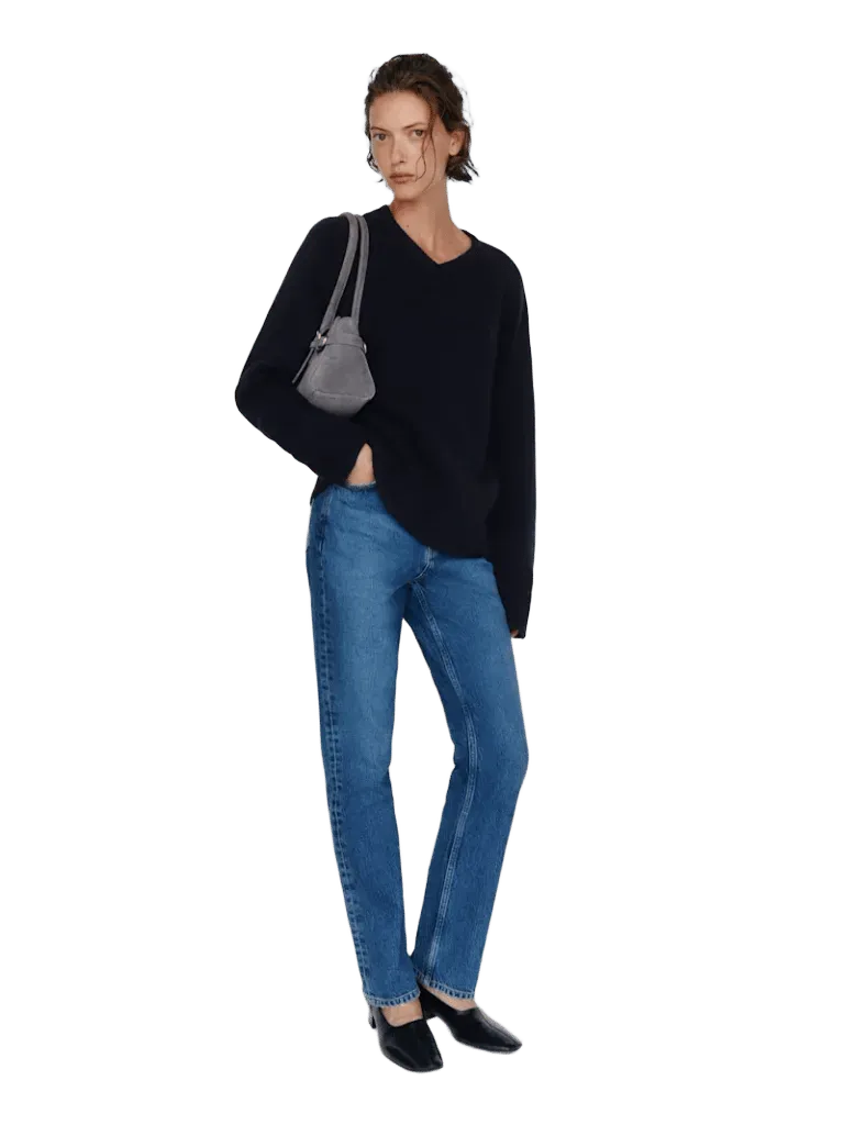 Sydney Regenerative Wool V-Neck Sweater