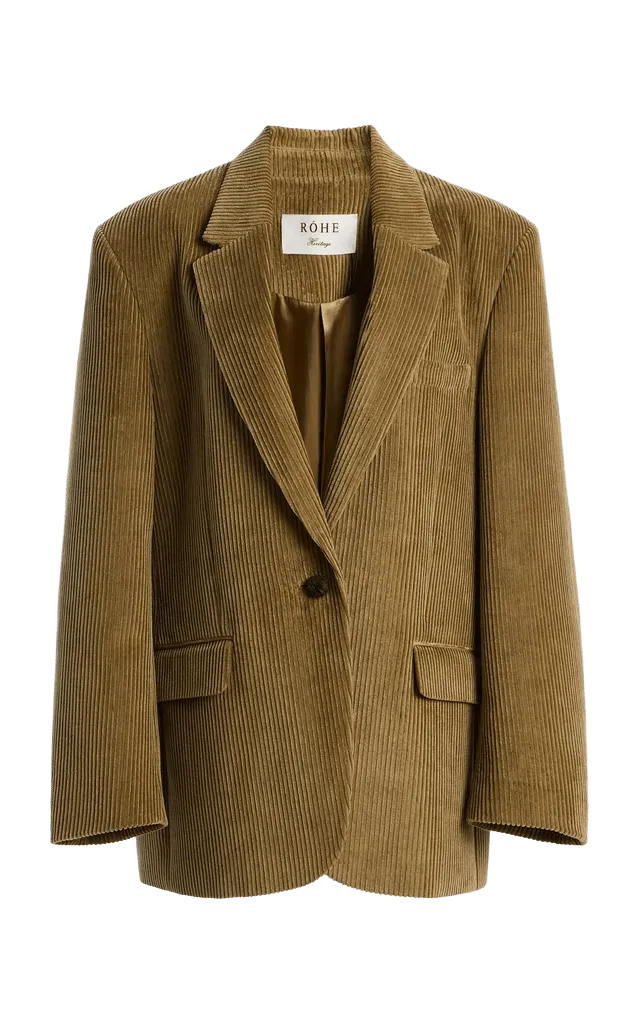 Oversized Corduroy Blazer