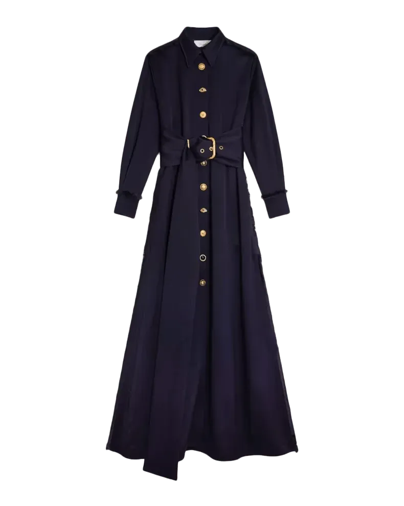 Schiaparelli Long Belted Shirt Dress