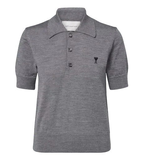 Ami de Coeur wool polo shirt