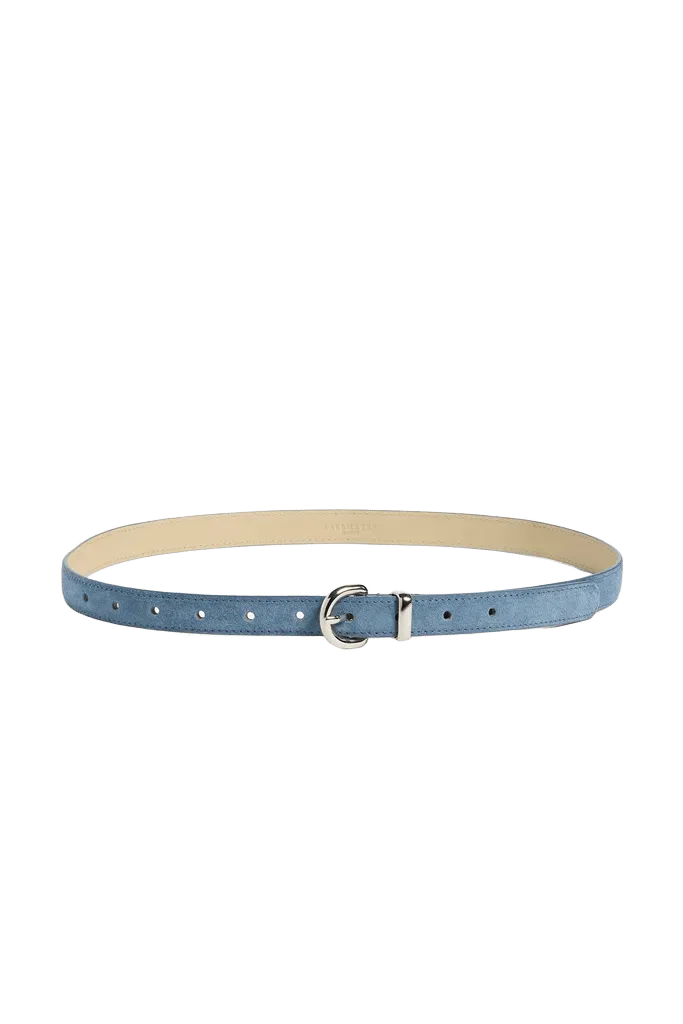 Bea Slim Belt in Suede