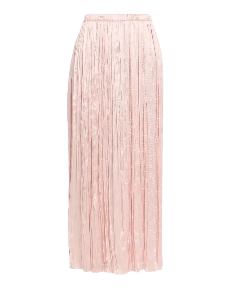 Aria Pleated Silk Maxi Skirt