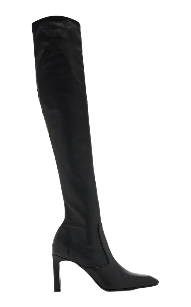 Over-The-Knee Leather Boots