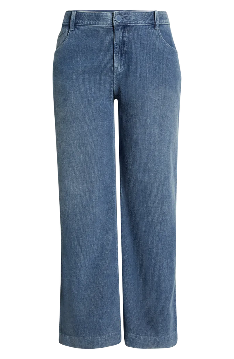 Sam High Waist Wide Leg Corduroy Jeans