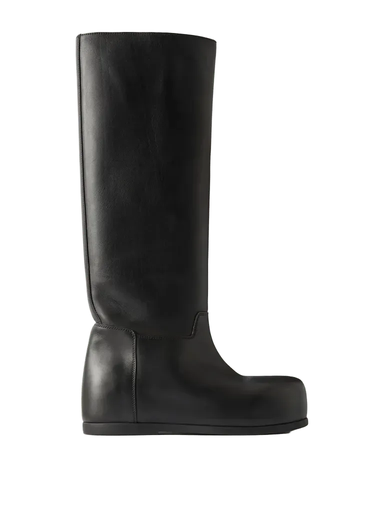 Defender 15 leather over-the-knee boots