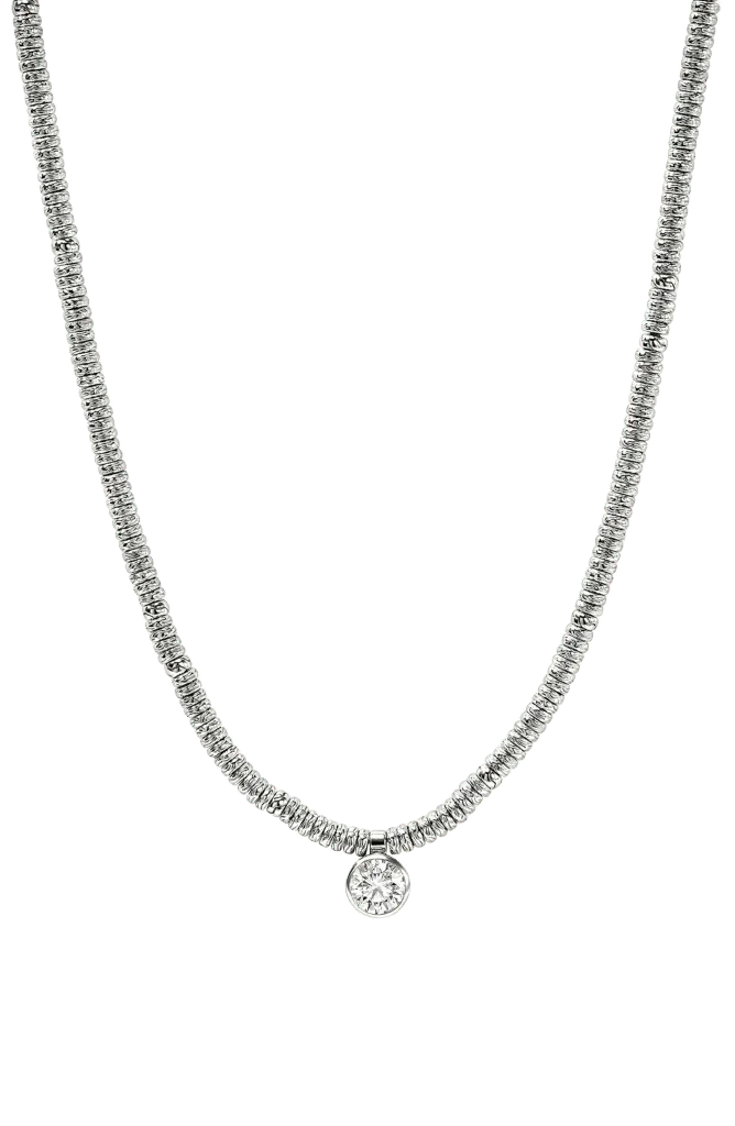 JH Lovestruck Sterling Silver Lab Grown Diamond Pendant Necklace