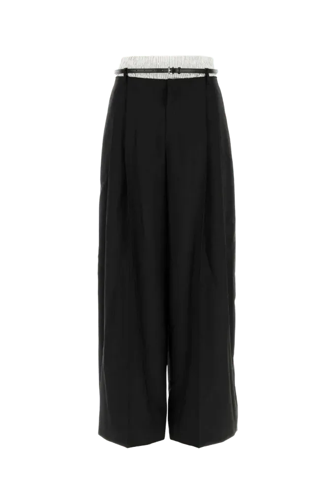 Alexander Wang Belted Trouser — Black