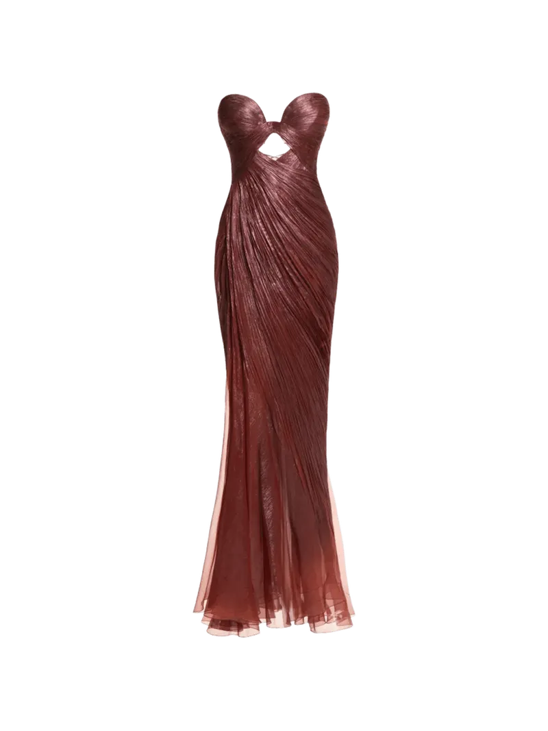 Zephyra cut-out maxi dress