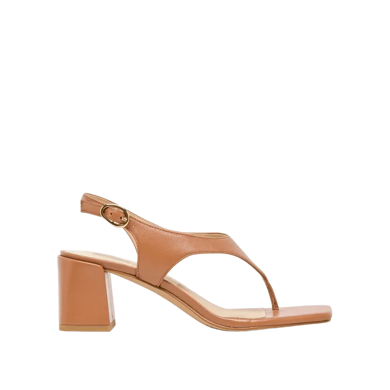 Yves Heels Saddle Leather