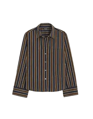 The Signature Y-Neck Shirt in 100% Cotton