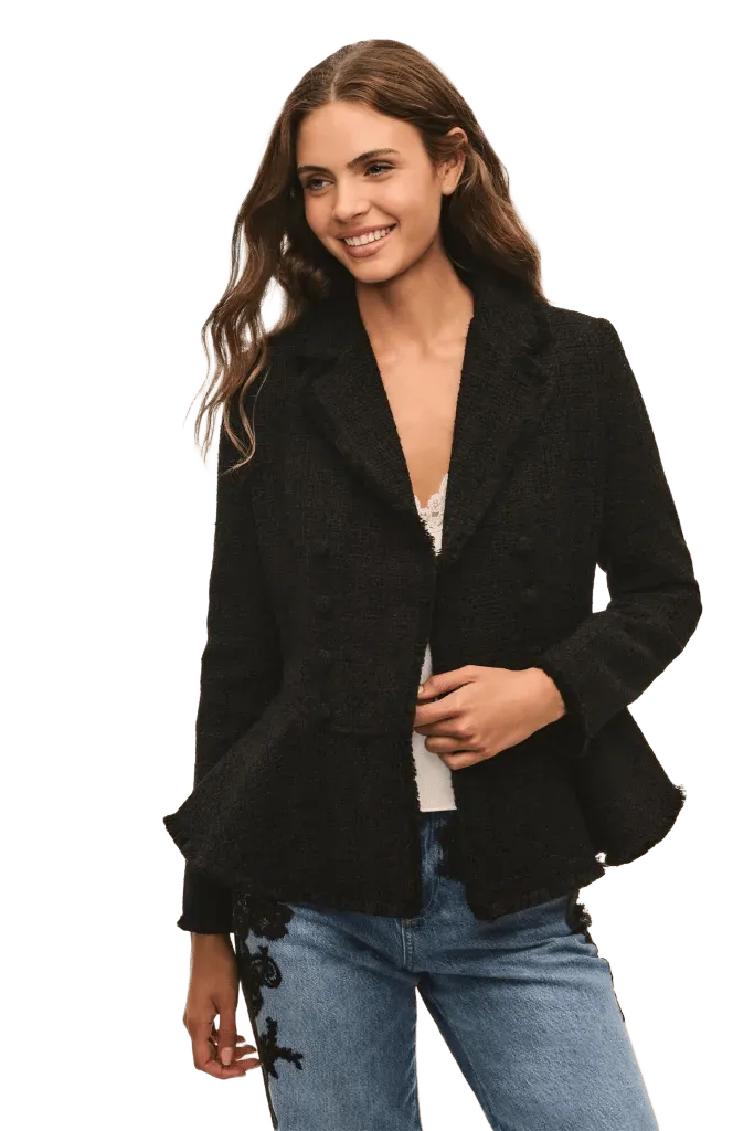 Morrow Tweed Peplum Jacket