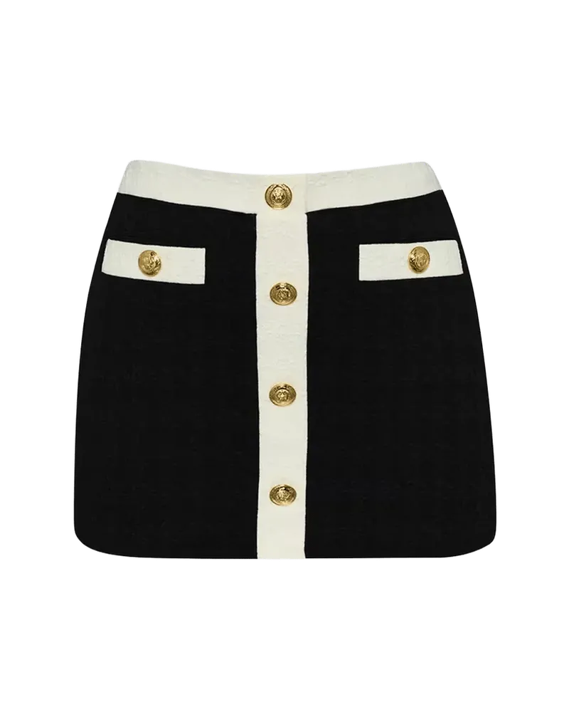 Coco Colorblock Chic Mini Skirt