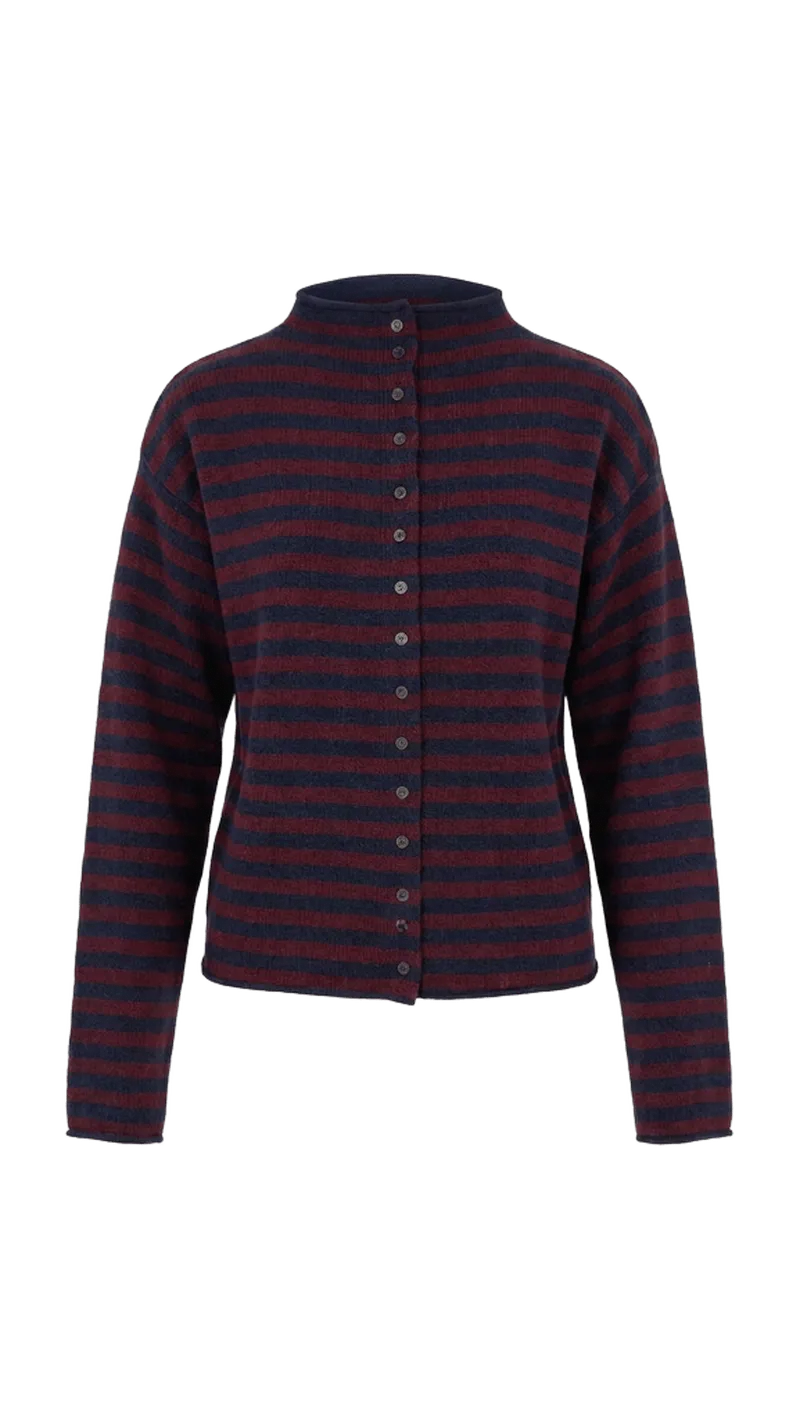 Funnel Neck Cardigan