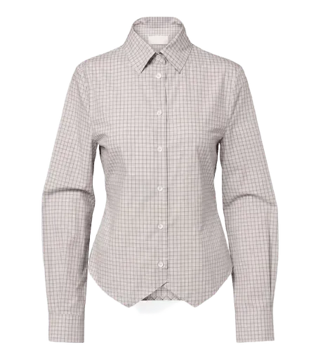 Checked cotton shirt