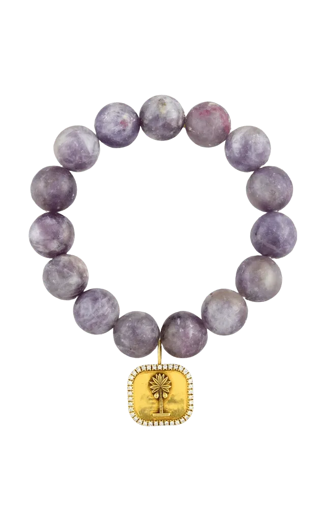 18k Yellow Gold Lilac Click-Bait Bracelet