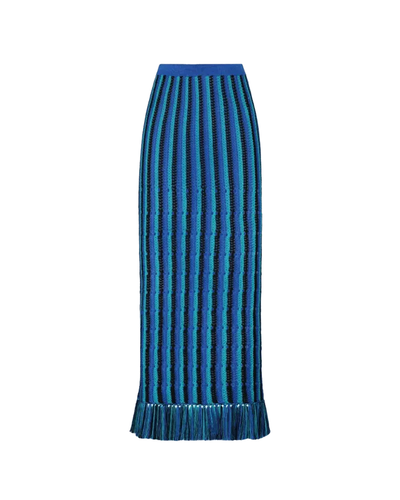 MISTI ANKLE SKIRT | BLUE
