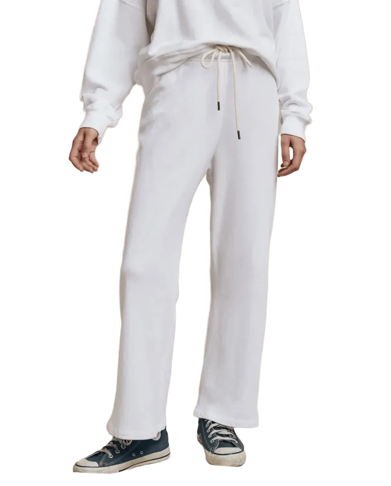 The Lap Sweatpant. Solid -- True White