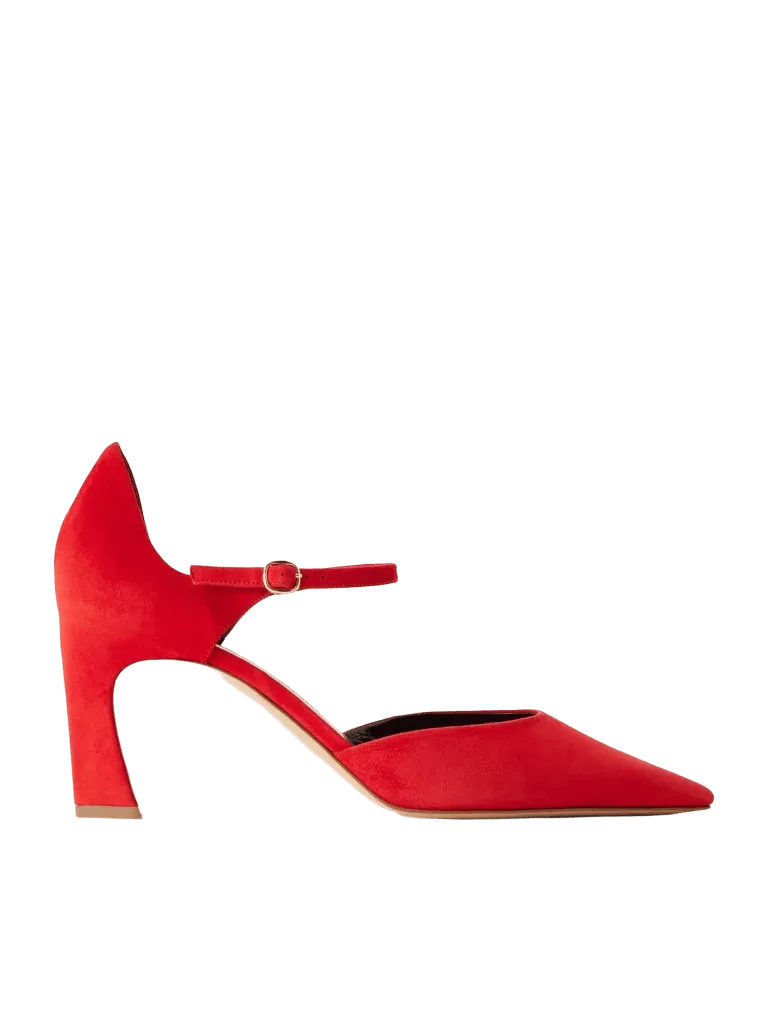 Devil Pump 80 suede pumps