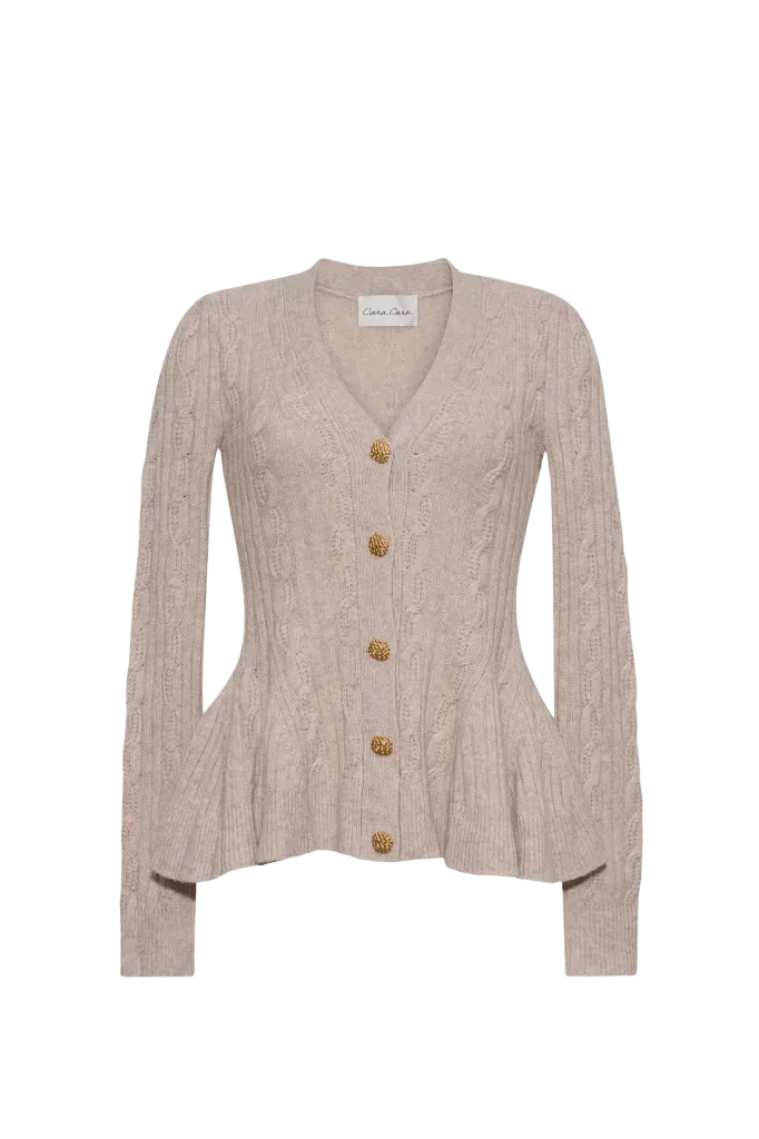 Kiko Cardigan in Beige Heather