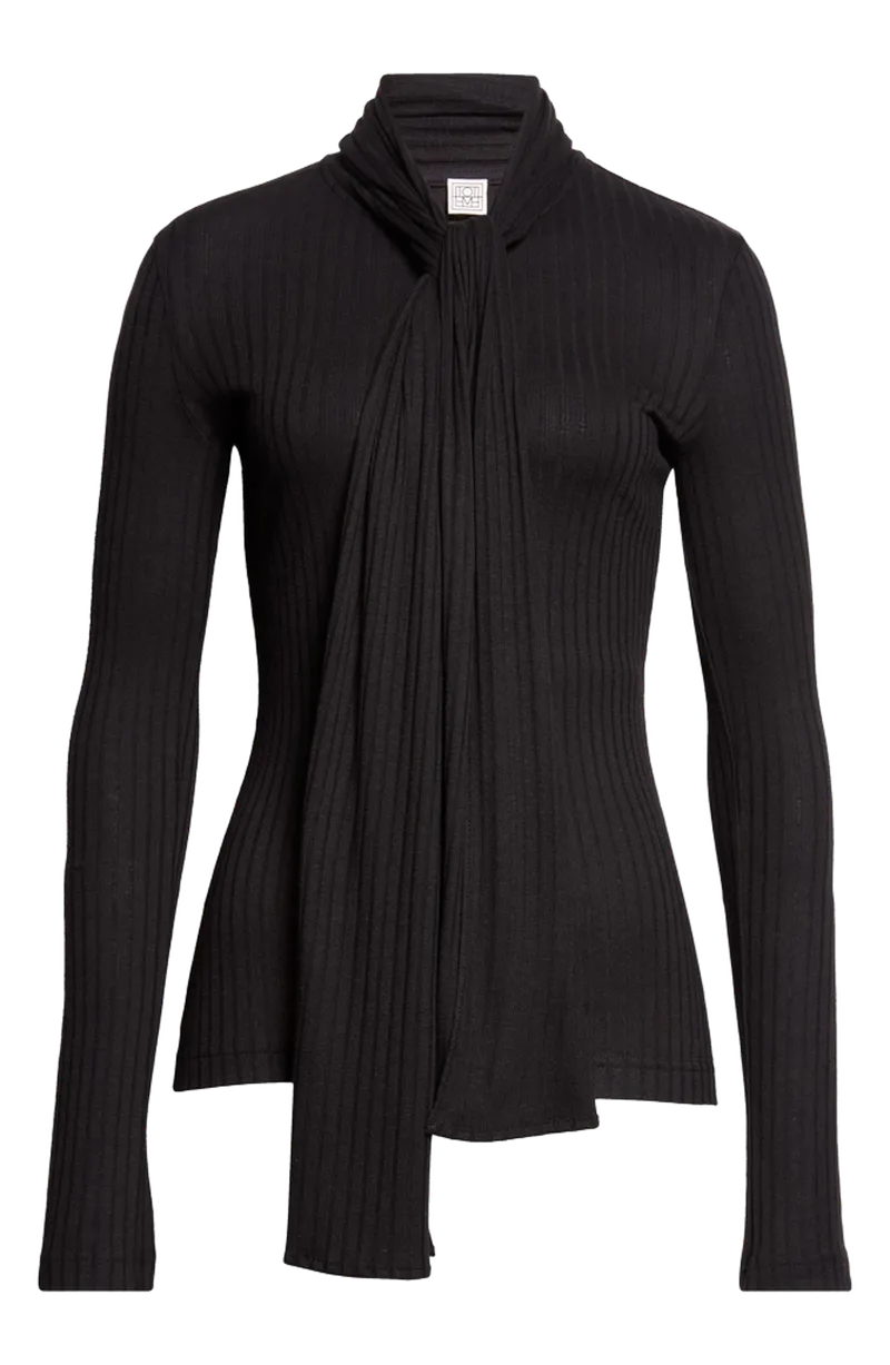 Ribbed Bow Top