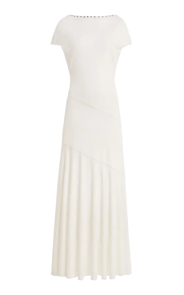 Fenty Studded Crepe Maxi Dress