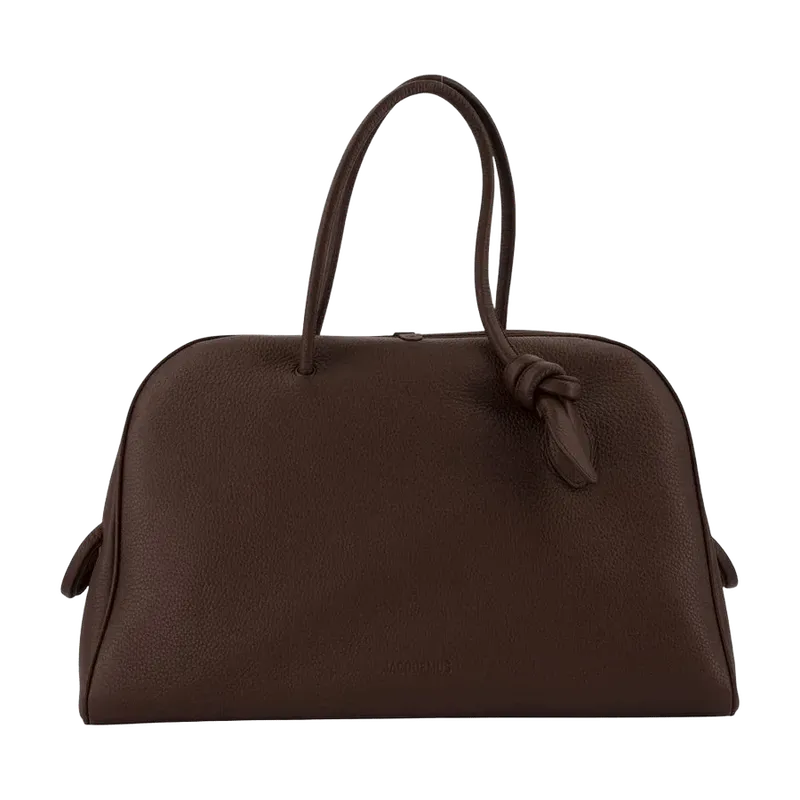 Jacquemus Top Handle Bag — Brown