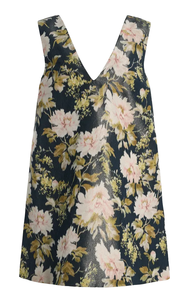 Diana Silk-Blend Mini Dress