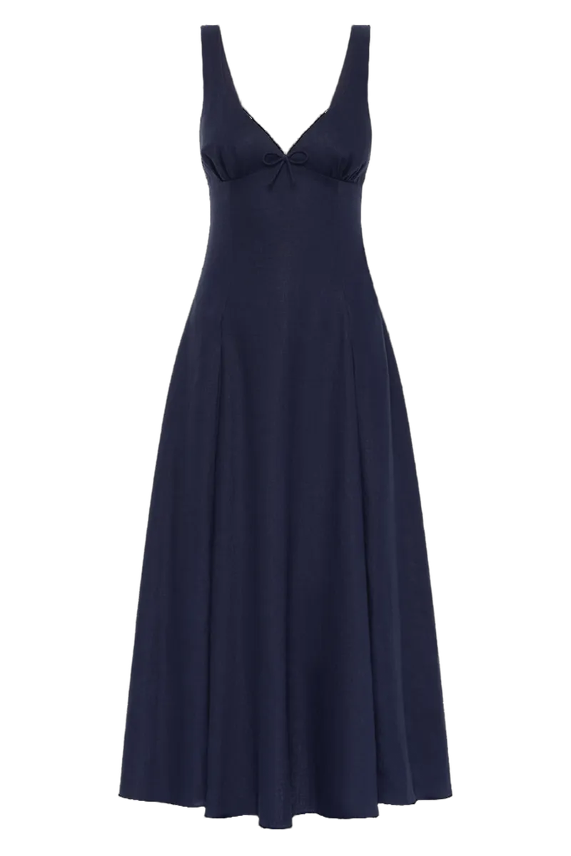 Adalee Midi Dress Navy
