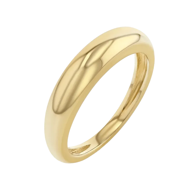 Gold Dome Ring