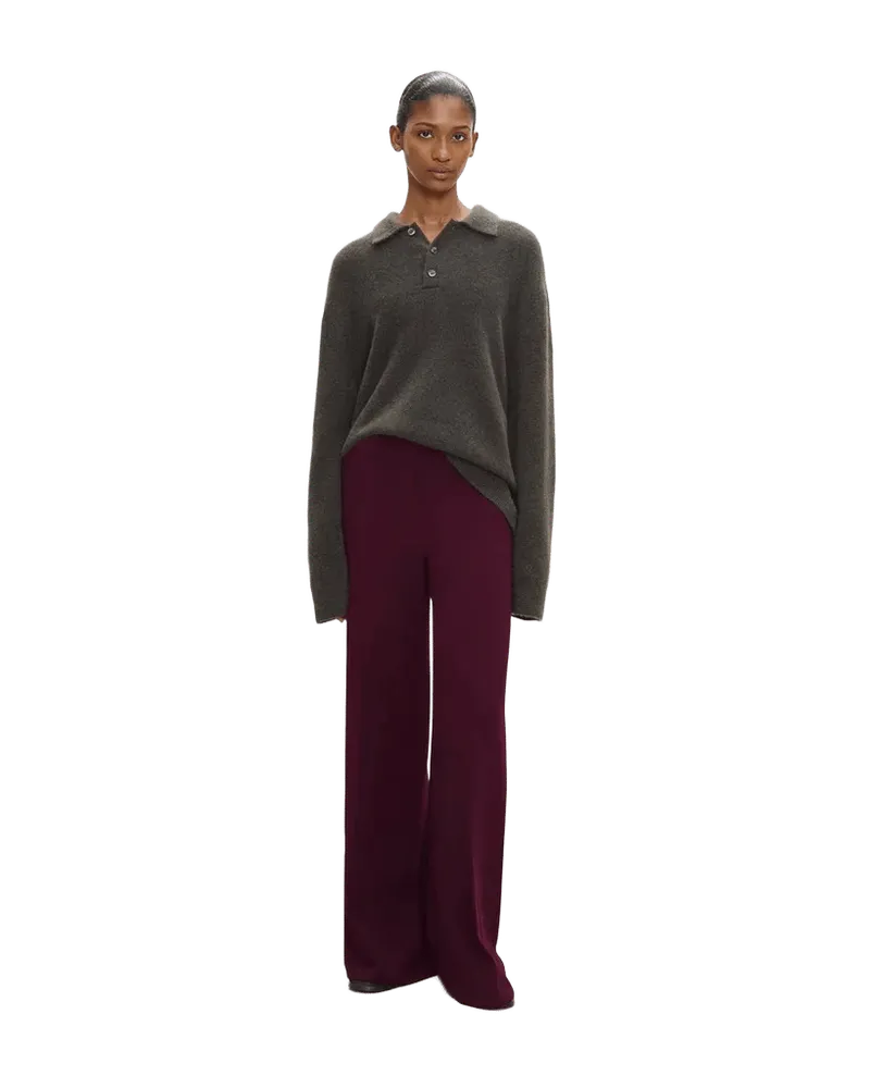 Fluid Flare Pant, 33'' in Admiral Crepe