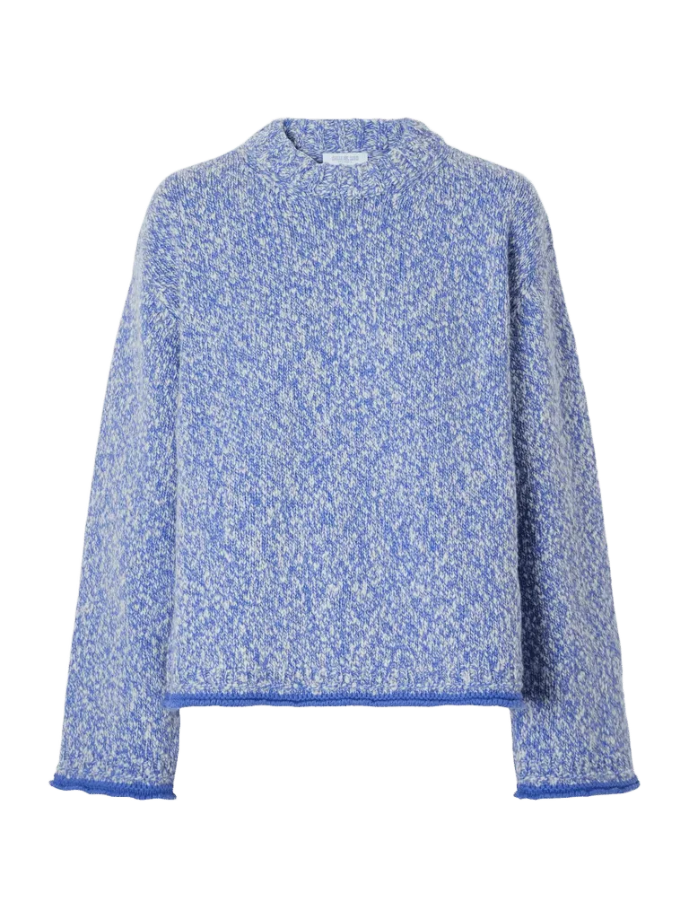 Marled cashmere sweater